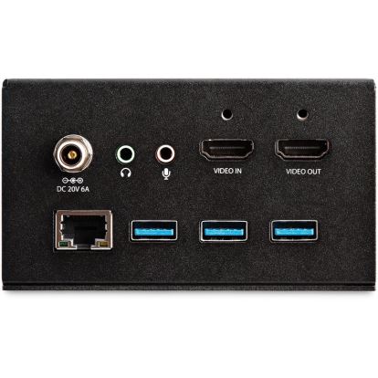 StarTech.com Laptop docking module for the conference table connectivity box lets you access boardroom or huddle space devices - Set up conference calls using applications such as Skype for Business - USB-C or USB-A laptop docking - USB-A charging port - USB-C Power Delivery 2.0 - Table-mounting bracket included1