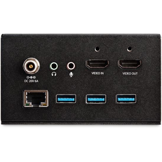 StarTech.com Laptop docking module for the conference table connectivity box lets you access boardroom or huddle space devices - Set up conference calls using applications such as Skype for Business - USB-C or USB-A laptop docking - USB-A charging port - USB-C Power Delivery 2.0 - Table-mounting bracket included1