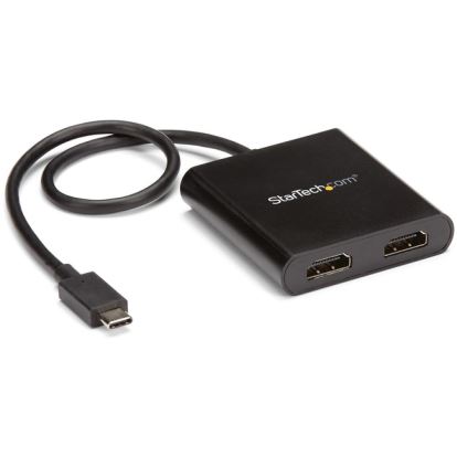 StarTech.com 2-Port Multi Monitor Adapter - USB-C to HDMI Video Splitter - USB Type-C to HDMI MST Hub - Thunderbolt 3 Compatible - Windows1