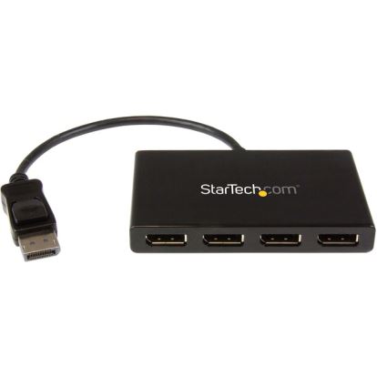 StarTech.com 4-Port Multi Monitor Adapter, DisplayPort 1.2 MST Hub, 4x 1080p, DP Video Splitter for Extended Desktop Mode, Windows Only1