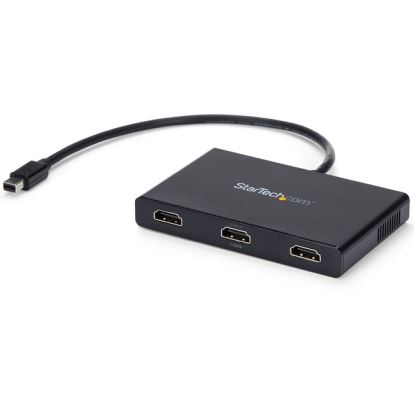 StarTech.com 3-Port Multi Monitor Adapter, Mini DisplayPort to HDMI MST Hub, 3x 1080p, Video Splitter for Extended Desktop Mode, Windows1