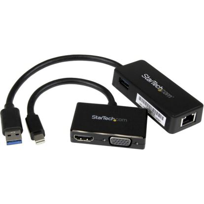 StarTech.com 2-in-1 Accessory Kit for Surface and Surface Pro 4 - mDP to HDMI or VGA - USB 3.0 to GbE - Also works with Surface Pro 3 and Surface 31