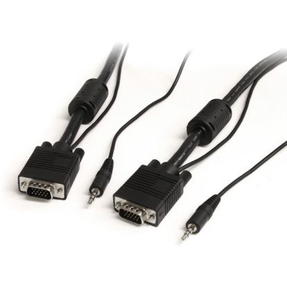 StarTech.com 30 ft Coax High Resolution Monitor VGA Cable with Audio HD15 M/M1