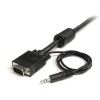 StarTech.com 35 ft Coax High Resolution Monitor VGA Cable with Audio HD15 M/M2