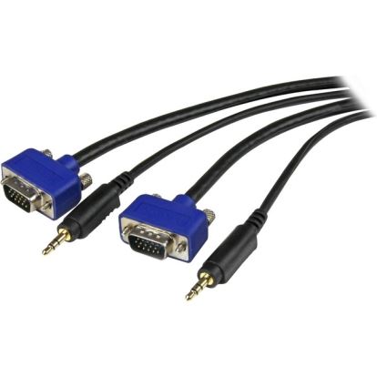 StarTech.com 6 ft Coax High Resolution Monitor VGA Cable w/ Audio - HD15 M/M1