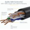 StarTech.com 3m(10ft) CAT6 Ethernet Cable, LSZH (Low Smoke Zero Halogen) 10 GbE Snagless 100W PoE UTP RJ45 Black Network Patch Cord, ETL6