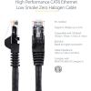 StarTech.com 20ft (6m) CAT6 Ethernet Cable, LSZH (Low Smoke Zero Halogen) 10 GbE Snagless 100W PoE UTP RJ45 Black Network Patch Cord, ETL8