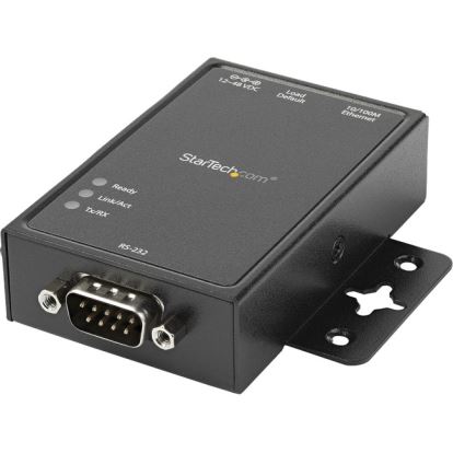 StarTech.com 1 Port RS232 Serial to IP Ethernet Converter / Device Server - Aluminum1