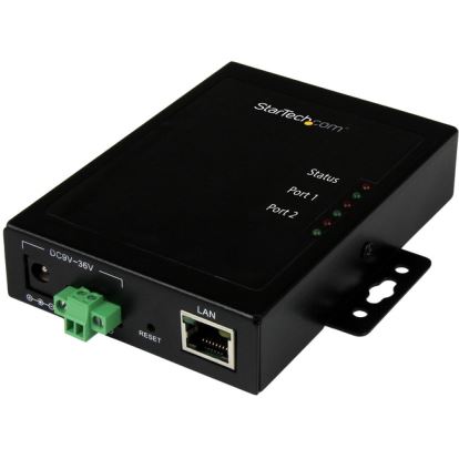 StarTech.com 2 Port Serial-to-IP Ethernet Device Server - RS232 - Metal and Mountable - Serial Device Server1