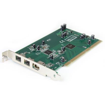 StarTech.com 3 Port 2b 1a PCI 1394b FireWire Adapter Card with DV Editing Kit1