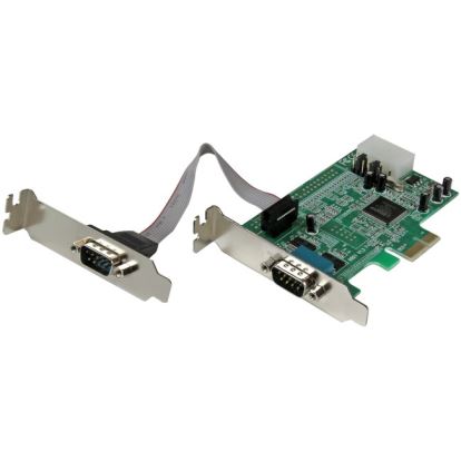 StarTech.com 2 Port Low Profile PCI Express Serial Card - 165501