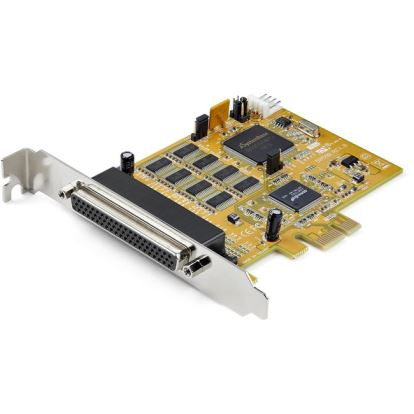 StarTech.com 8-Port PCI Express RS232 Serial Adapter Card - PCIe to Serial DB9 RS232 Controller Card - 16C1050 UART - 15kV ESD - Win/Linux1