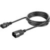 StarTech.com 6ft (2m) Power Extension Cord, C14 to C13, 10A 125V, 18AWG, Computer Power Cord Extension, Power Supply Extension Cable2