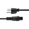 StarTech.com 10ft (3m) Laptop Power Cord, NEMA 5-15P to C5 (Clover Leaf), 10A 125V, 18AWG, Laptop Replacement Cord, Power Brick Cable4