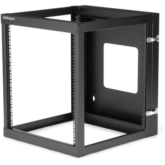 StarTech.com 12U 22in Depth Hinged Open Frame Wallmount Server Rack1