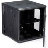 StarTech.com 12U 19" Wall Mount Network Cabinet - 20" Deep Hinged Locking IT Data Enclosure - Flexible Vented Rack w/Shelf - Switch Depth4