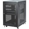 StarTech.com 18U 19" Server Rack Cabinet 4 Post Adjustable Depth 2-30" w/Casters/Cable Management/1U Shelf, Locking Doors and Side Panels2