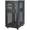 StarTech.com 24U 19" Server Rack Cabinet 4 Post Adjustable Depth 2-30" w/Casters/Cable Management/1U Shelf, Locking Doors and Side Panels3