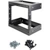 StarTech.com 8U 19" Wall Mount Network Rack - Adjustable Depth 12-20" Open Frame for Server Room /AV/Data/Computer Equipment w/Cage Nuts4