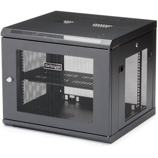 StarTech.com 9U Wallmount Server Rack Cabinet - Wallmount Network Cabinet - Up to 19 in. Deep1