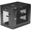 StarTech.com 2 Post 9U 19" Wall Mount Network Cabinet Adjustable 6-15"- Locking Vented IT Equipment/Switch Rack Enclosure /Shelf/Hook&Loop2