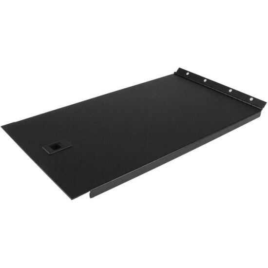 StarTech.com Blanking Panel - 6U - Hinged Rack Panel - 19in - Steel - Black - TAA Compliant - Tool-less Installation1