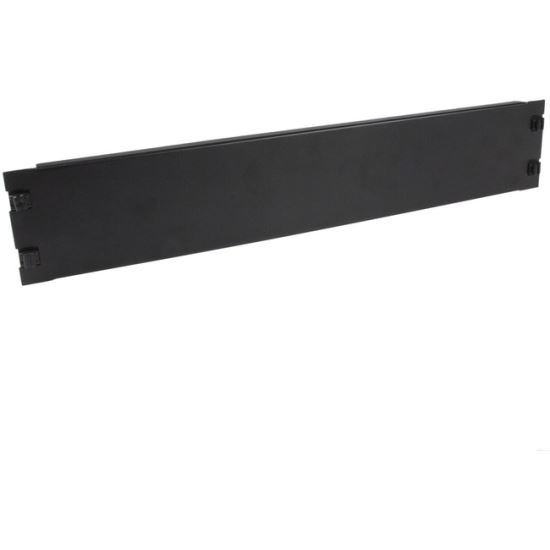 StarTech.com Blanking Panel - 2U - 19in - Tool-less - Steel - Black - TAA Compliant - Blank Rack Panel - Filler Panel1