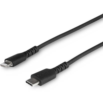 StarTech.com 3 foot/1m Durable Black USB-C to Lightning Cable, Rugged Heavy Duty Charging/Sync Cable for Apple iPhone/iPad MFi Certified1