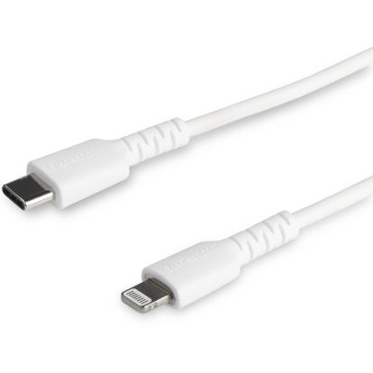 StarTech.com 3 foot/1m Durable White USB-C to Lightning Cable, Rugged Heavy Duty Charging/Sync Cable for Apple iPhone/iPad MFi Certified1