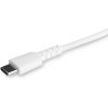 StarTech.com 6 foot/2m Durable White USB-C to Lightning Cable, Rugged Heavy Duty Charging/Sync Cable for Apple iPhone/iPad MFi Certified2