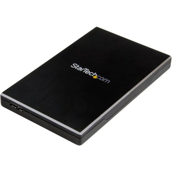 StarTech.com 2.5" External Hard Drive Enclosure - Supports UASP - Aluminum - USB 3.1 Enclosure - SSD/HDD Enclosure1