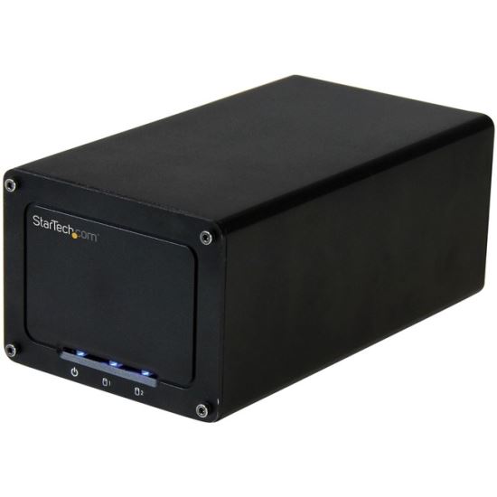 StarTech.com USB 3.1 (10Gbps) External Enclosure for Dual 2.5" SATA Drives - RAID - UASP - Compatible with USB 3.0 and 2.0 Systems1