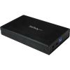 StarTech.com 3.5in Black USB 3.0 External SATA III Hard Drive Enclosure with UASP for SATA 6 Gbps - Portable External HDD3