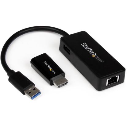 StarTech.com Samsung Chromebook 2 & Series 3 HDMI to VGA and USB 3.0 Gigabit Ethernet Accessory Bundle1