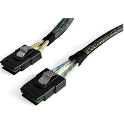 StarTech.com StarTech.com 50cm Internal Mini-SAS Cable SFF-8087 To SFF-8087 & Sideband - Serial Attached SCSI (SAS) internal cable - with Sidebands - 4-Lane - 36 pin 4i Mini MultiLane - 36 pin 4i Mini MultiLane - 50 cm1