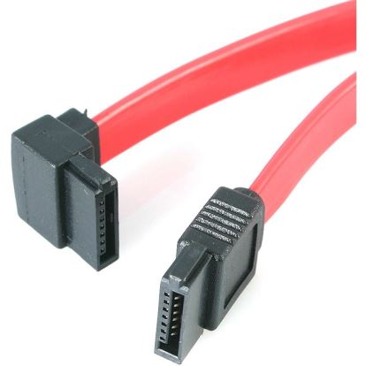 StarTech.com 12in SATA to Left Angle SATA Serial ATA Cable1