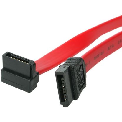StarTech.com 12in SATA to Right Angle SATA Serial ATA Cable1
