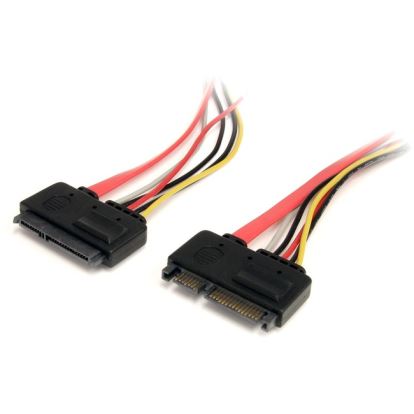 StarTech.com 12in 22 Pin SATA Power and Data Extension Cable1