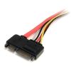 StarTech.com 12in 22 Pin SATA Power and Data Extension Cable3