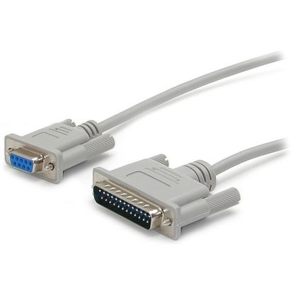 StarTech.com StarTech.com 10 ft Cross Wired DB9 to DB25 Serial Null Modem Cable - Null modem cable - DB-9 (F) - DB-25 (M) - 10 ft1
