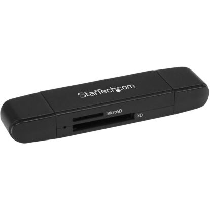 StarTech.com USB 3.0 Memory Card Reader for SD and microSD Cards - USB-C and USB-A - Portable USB SD and microSD Card Reader1