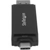 StarTech.com USB 3.0 Memory Card Reader for SD and microSD Cards - USB-C and USB-A - Portable USB SD and microSD Card Reader3
