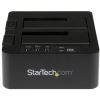 StarTech.com Standalone Hard Drive Duplicator, Dual Bay HDD/SSD Cloner/Copier, USB 3.1 to SATA III HDD/SSD Docking Station, Disk Cloner2