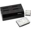 StarTech.com 4-Bay USB 3.0 to SATA Hard Drive Docking Station, 2.5/3.5" SATA III (6Gbps) SSD/HDD Dock, USB Hard Drive Bay, Top-Loading4