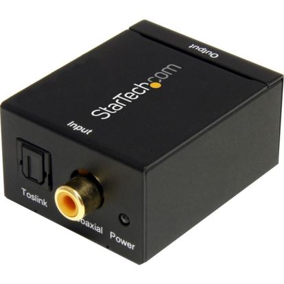 StarTech.com SPDIF Digital Coaxial or Toslink Optical to Stereo RCA Audio Converter1