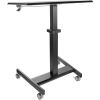 StarTech.com Mobile Standing Desk - Portable Sit-Stand Ergonomic Height Adjustable Cart on Wheels - Rolling Computer/Laptop Workstation10