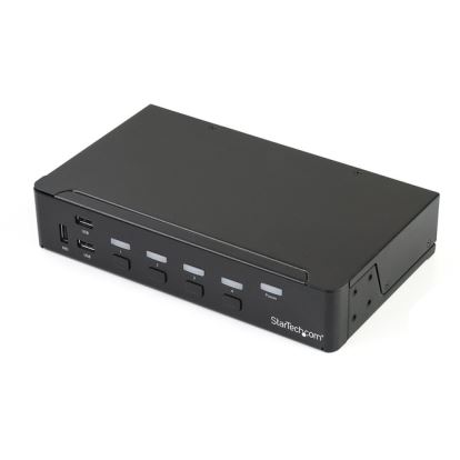 StarTech.com 4-Port DisplayPort KVM Switch - DP KVM Switch with Built-in USB 3.0 Hub for Peripherals - 4K 30 Hz1