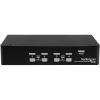 StarTech.com 4 Port 1U Rackmount USB PS/2 KVM Switch with OSD2