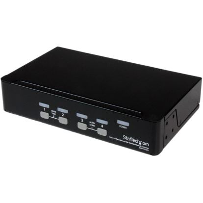 StarTech.com 4 Port 1U Rackmount USB KVM Switch with OSD1