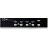 StarTech.com StarTech.com 4 Port DVI + USB KVM Switch with Audio - KVM switch - USB 2.0 Hub - 2 ports - 1 local user - 1U2